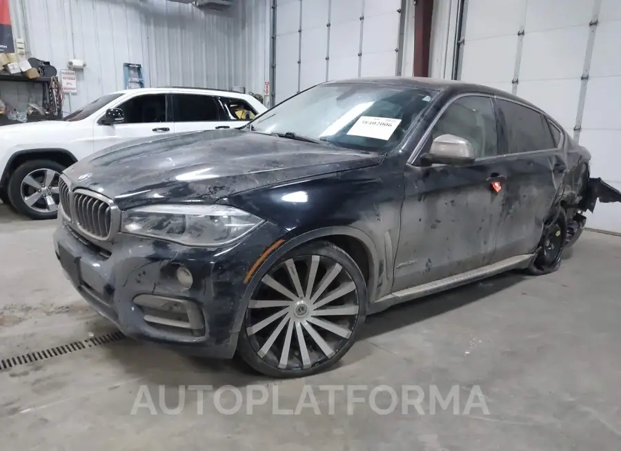 BMW X6 2015 vin 5UXKU2C59F0F96204 from auto auction Iaai