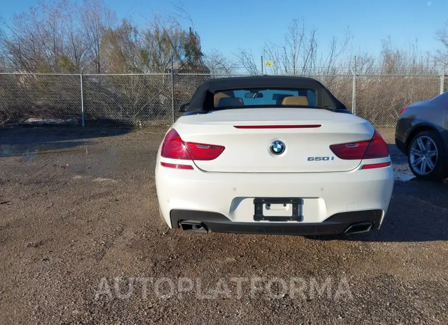 BMW 650I 2018 vin WBA6F5C58JD997091 from auto auction Iaai