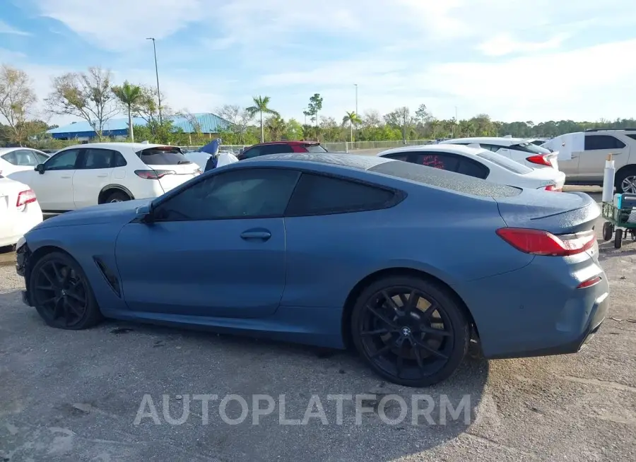 BMW M850I 2019 vin WBABC4C54KBU96858 from auto auction Iaai