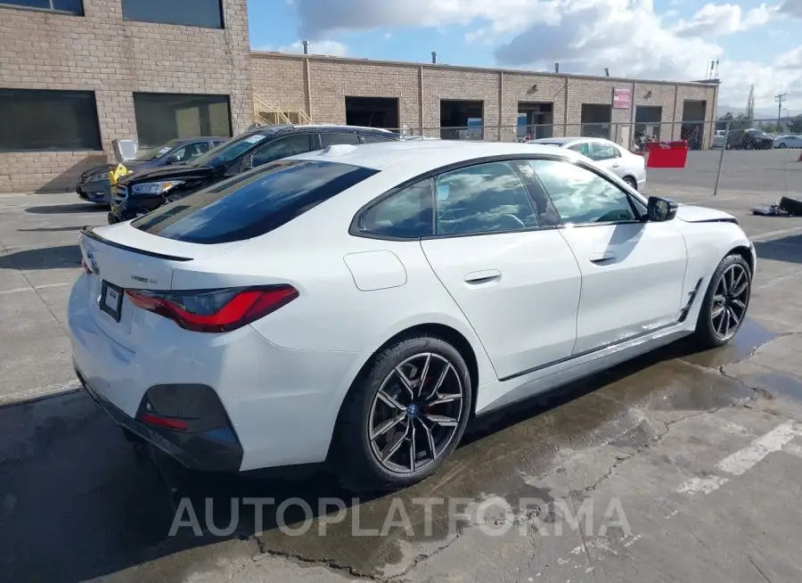 BMW I4 2023 vin WBY73AW08PFN62690 from auto auction Iaai