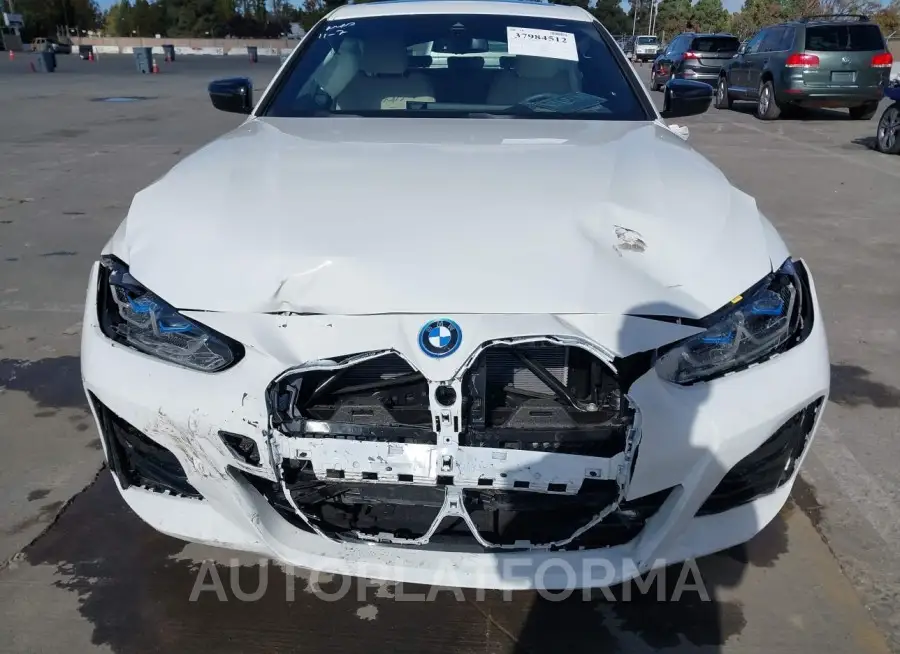 BMW I4 2023 vin WBY73AW08PFN62690 from auto auction Iaai