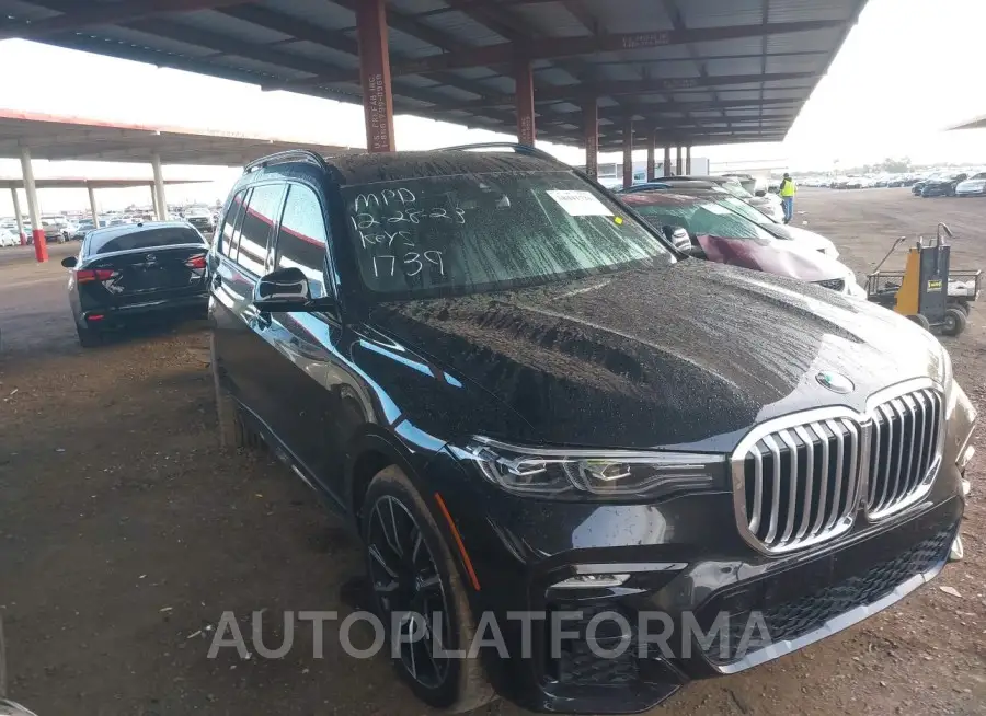 BMW X7 2022 vin 5UXCW2C05N9N11739 from auto auction Iaai