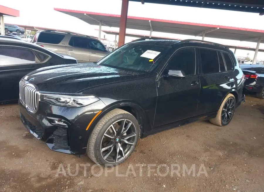 BMW X7 2022 vin 5UXCW2C05N9N11739 from auto auction Iaai