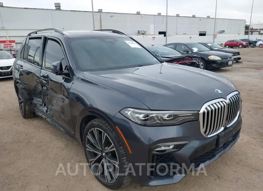 BMW X7 2019 vin 5UXCX4C55KLS35873 from auto auction Iaai