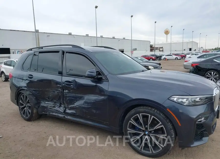 BMW X7 2019 vin 5UXCX4C55KLS35873 from auto auction Iaai