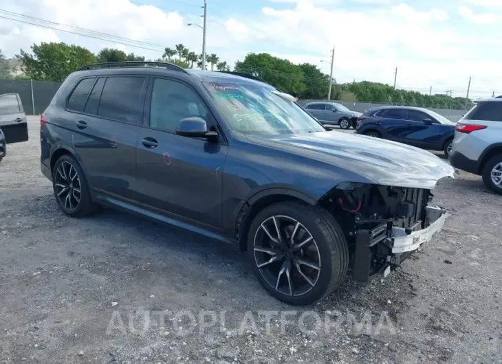 BMW X7 2021 vin 5UXCW2C06M9E29309 from auto auction Iaai