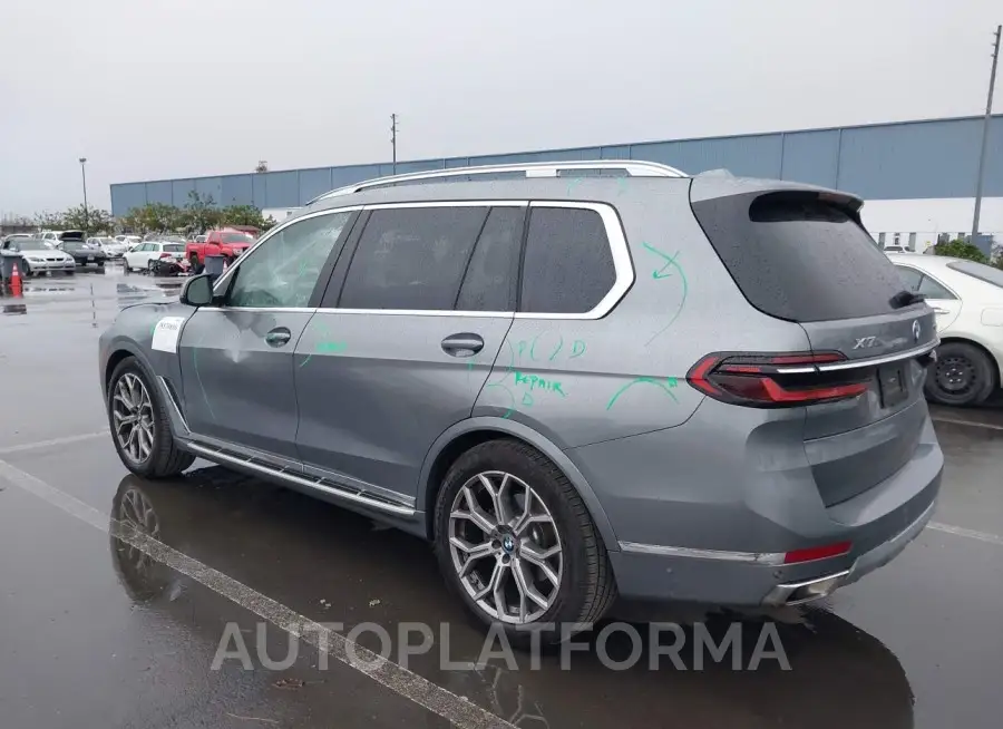 BMW X7 2023 vin 5UX23EM02P9R81069 from auto auction Iaai