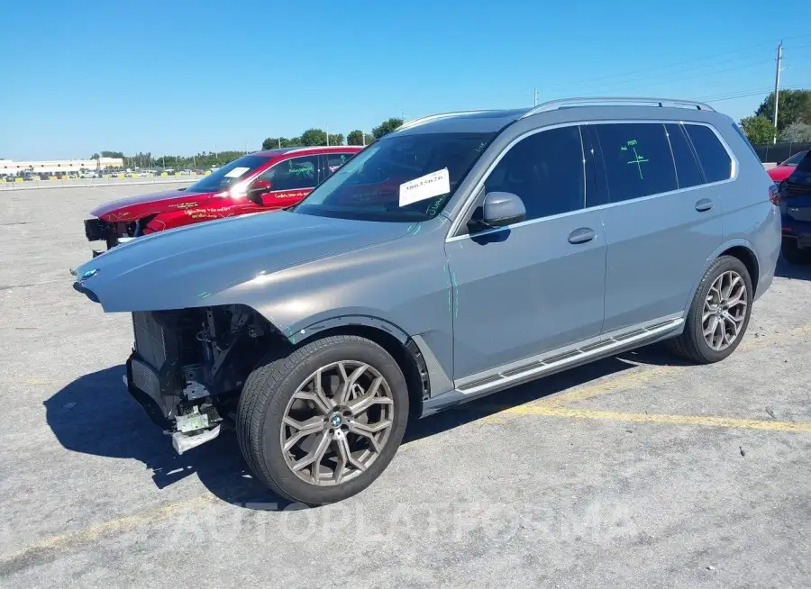 BMW X7 2023 vin 5UX23EM01P9N81570 from auto auction Iaai