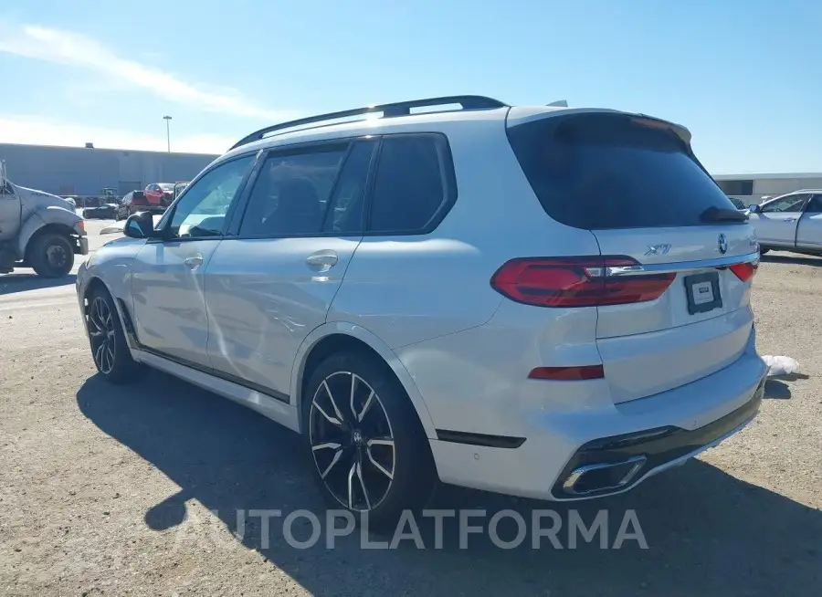 BMW X7 2022 vin 5UXCW2C05N9M02505 from auto auction Iaai