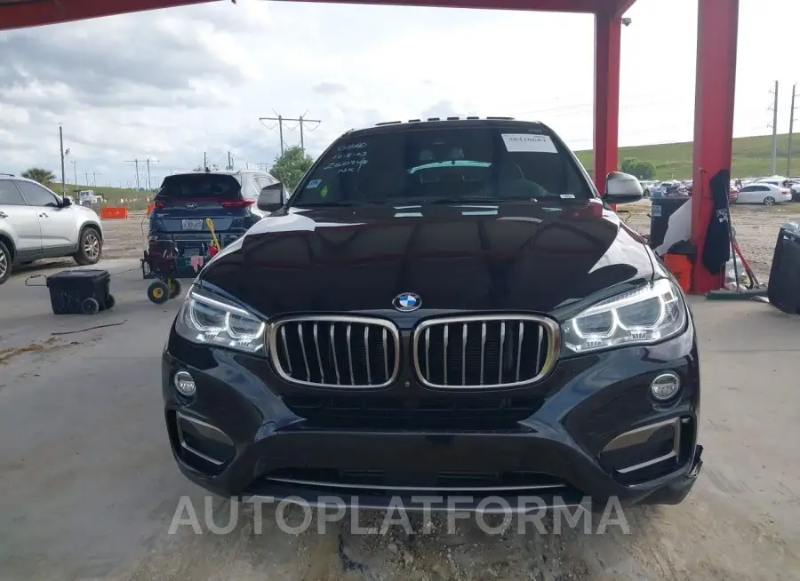 BMW X6 2018 vin 5UXKU2C57J0Z60948 from auto auction Iaai