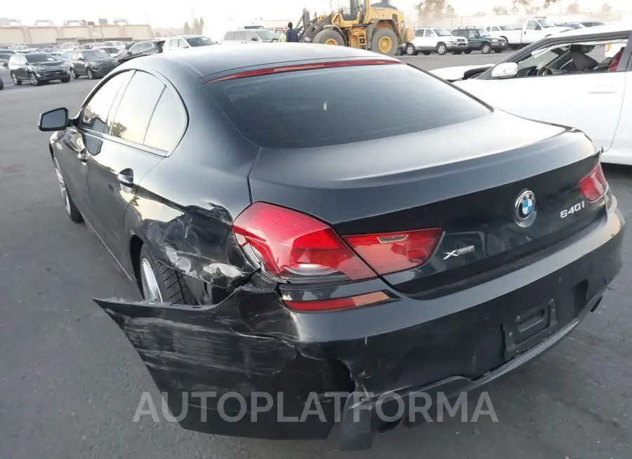 BMW 640I GRAN COUPE 2015 vin WBA6B8C5XFD453843 from auto auction Iaai