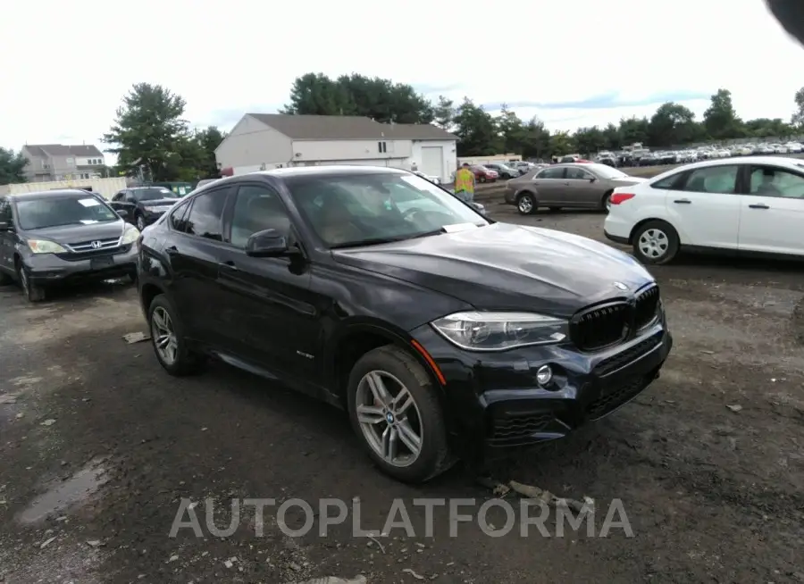 BMW X6 2015 vin 5UXKU6C57F0F94331 from auto auction Iaai