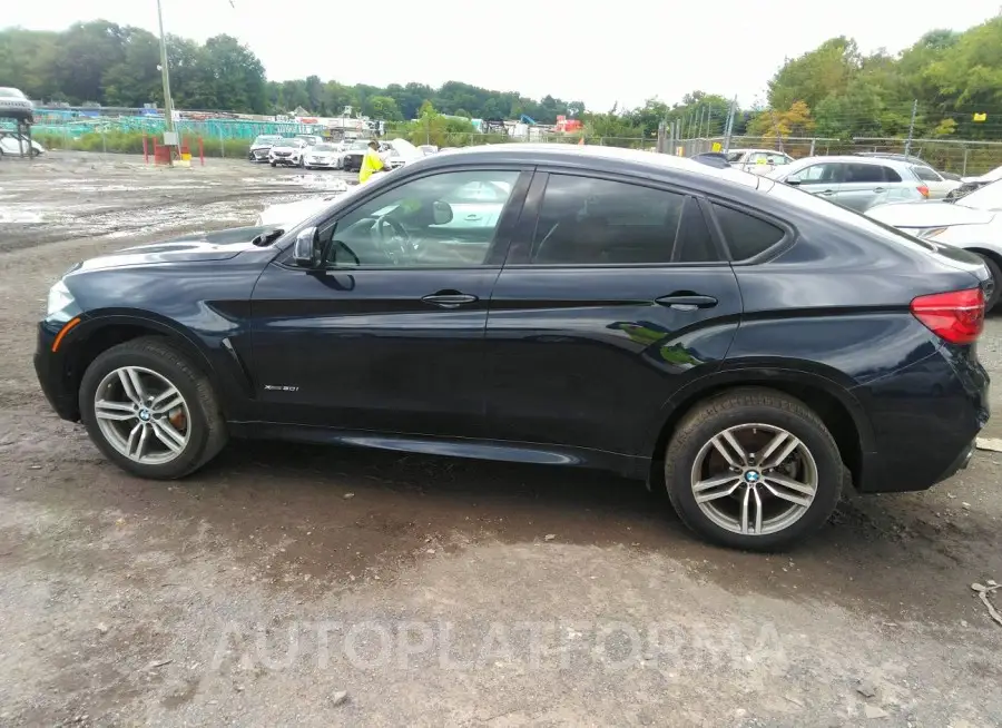 BMW X6 2015 vin 5UXKU6C57F0F94331 from auto auction Iaai