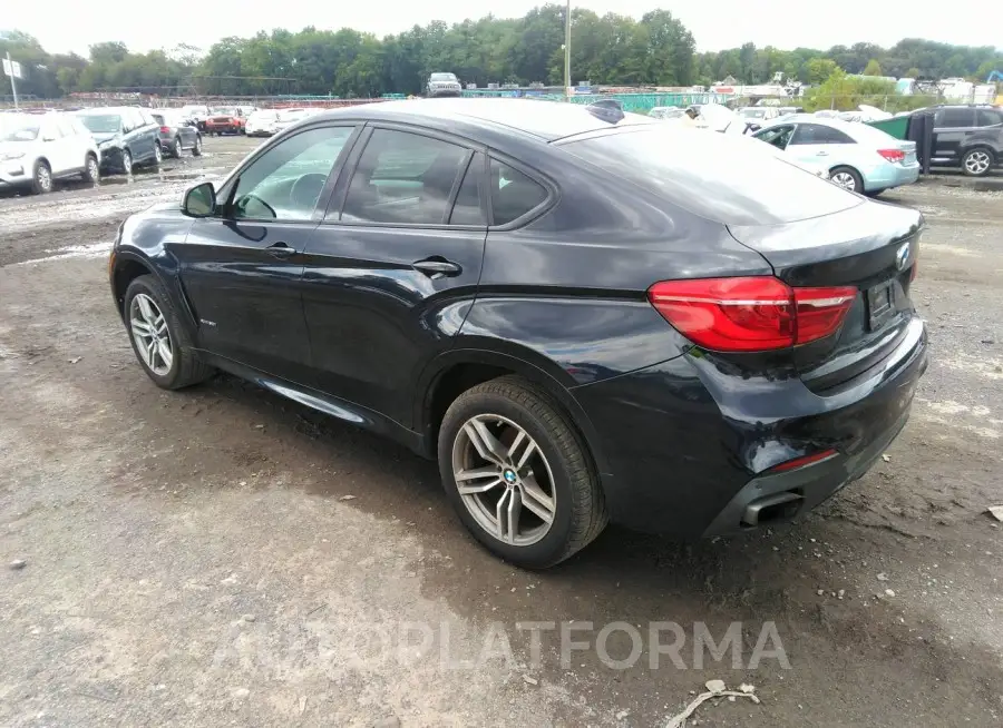 BMW X6 2015 vin 5UXKU6C57F0F94331 from auto auction Iaai