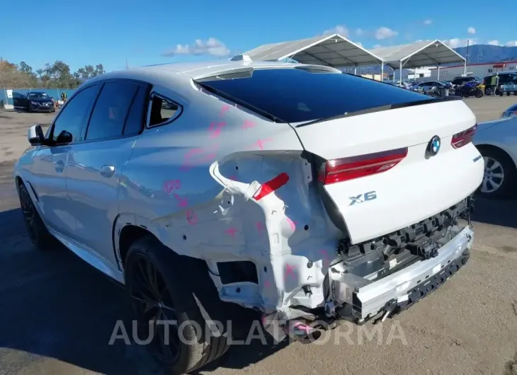 BMW X6 2024 vin 5UX33EX01R9T68105 from auto auction Iaai