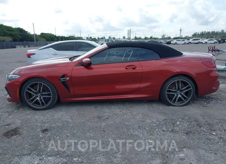 BMW M8 2020 vin WBSDZ0C0XLBM09501 from auto auction Iaai