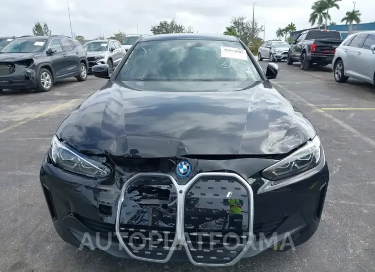 BMW I4 2024 vin WBY83FB0XRFR98791 from auto auction Iaai