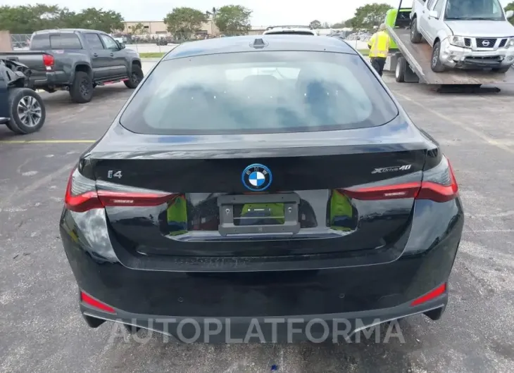 BMW I4 2024 vin WBY83FB0XRFR98791 from auto auction Iaai