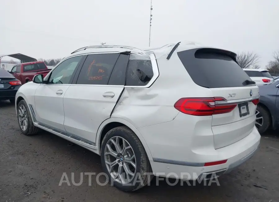 BMW X7 2019 vin 5UXCW2C52KL083915 from auto auction Iaai