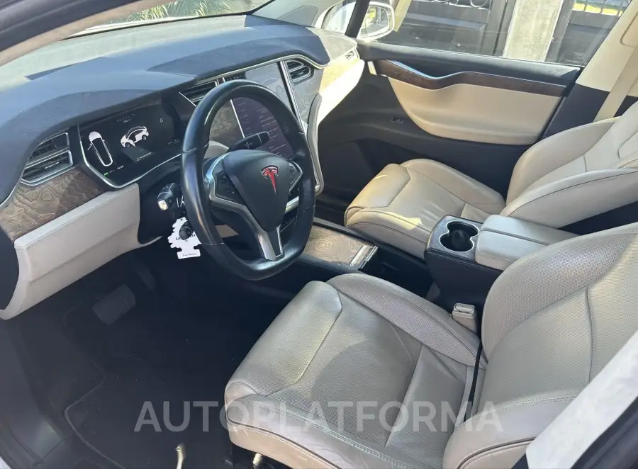 TESLA MODEL X 2016 vin 5YJXCDE25GF026337 from auto auction Iaai