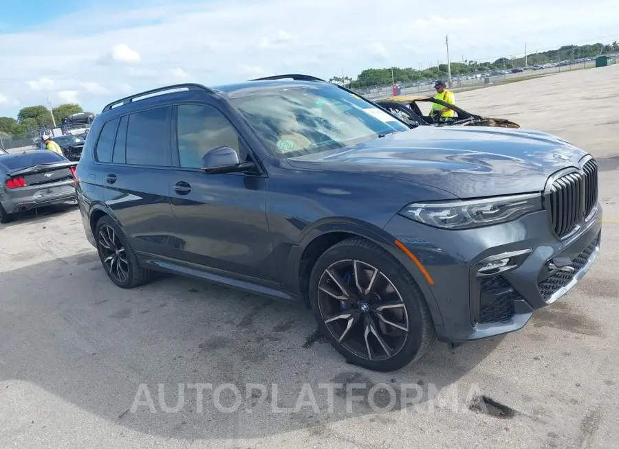 BMW X7 2021 vin 5UXCW2C04M9G44123 from auto auction Iaai