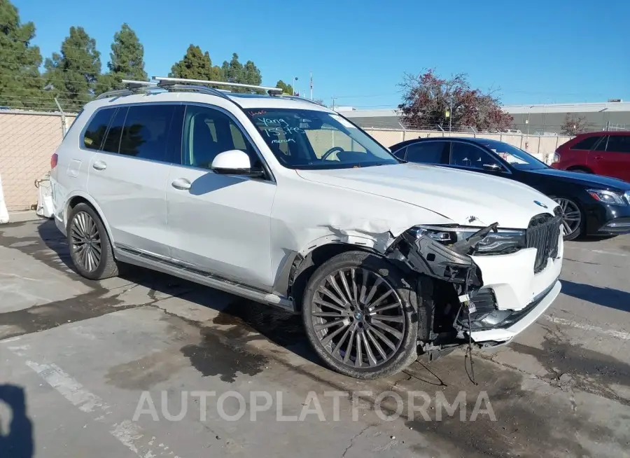 BMW X7 2021 vin 5UXCW2C07M9E51223 from auto auction Iaai