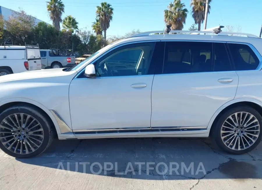 BMW X7 2021 vin 5UXCW2C07M9E51223 from auto auction Iaai