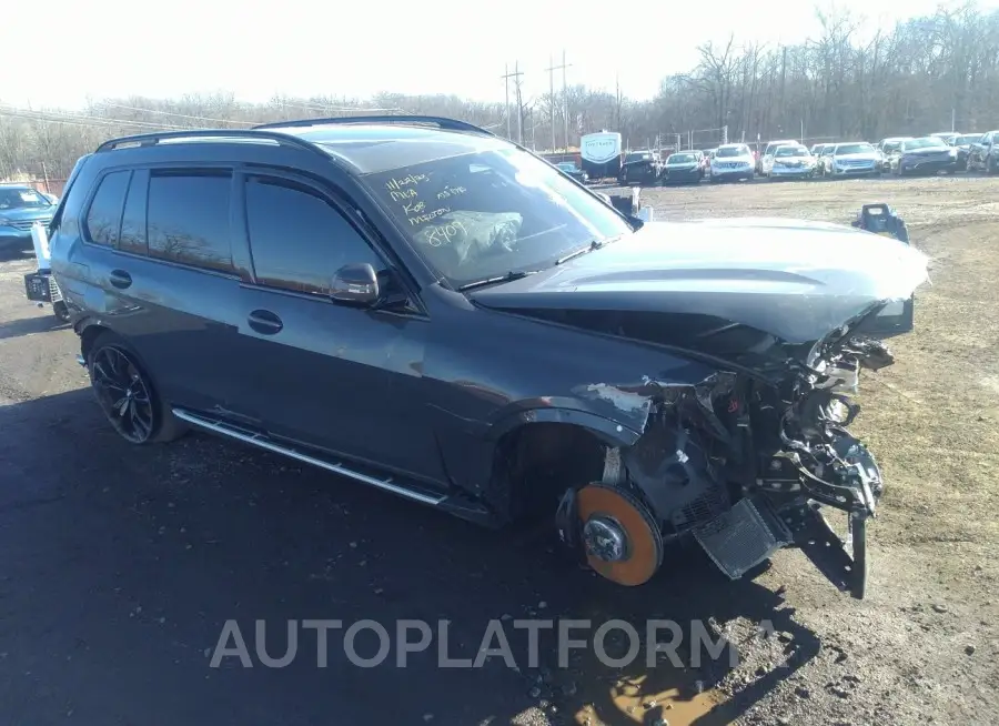 BMW X7 2023 vin 5UX23EM07P9P28409 from auto auction Iaai