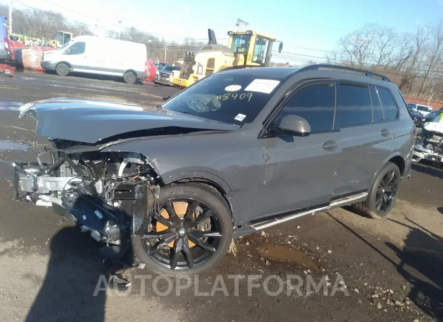 BMW X7 2023 vin 5UX23EM07P9P28409 from auto auction Iaai