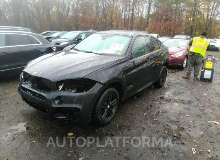 BMW X6 2018 vin 5UXKU2C5XJ0X50604 from auto auction Iaai