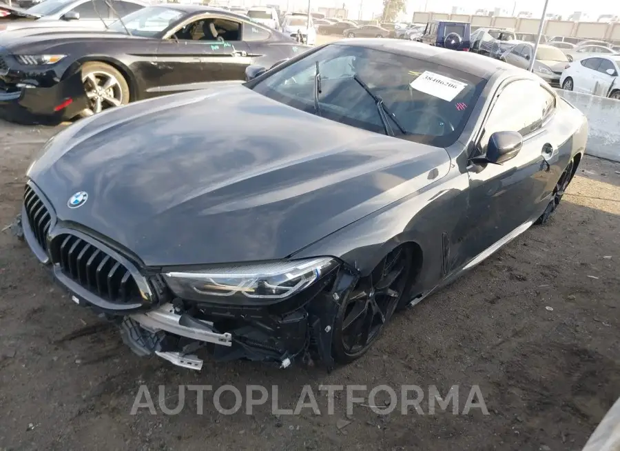 BMW M850I 2019 vin WBABC4C54KBU95564 from auto auction Iaai