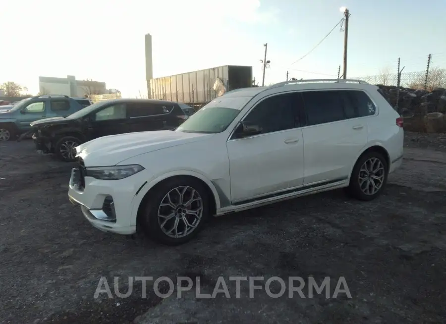 BMW X7 2020 vin 5UXCW2C09L9B89204 from auto auction Iaai