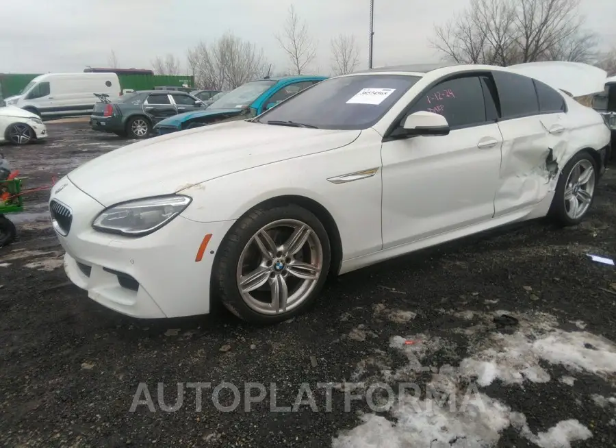 BMW 640I GRAN COUPE 2016 vin WBA6D2C56GGT65928 from auto auction Iaai