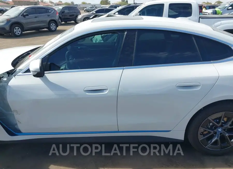 BMW I4 2023 vin WBY73AW08PFP46334 from auto auction Iaai