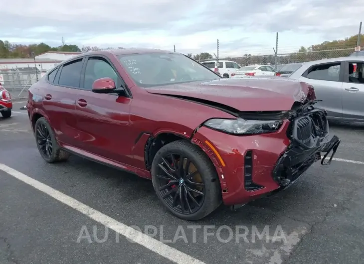 BMW X6 2024 vin 5UX33EX02R9S93981 from auto auction Iaai