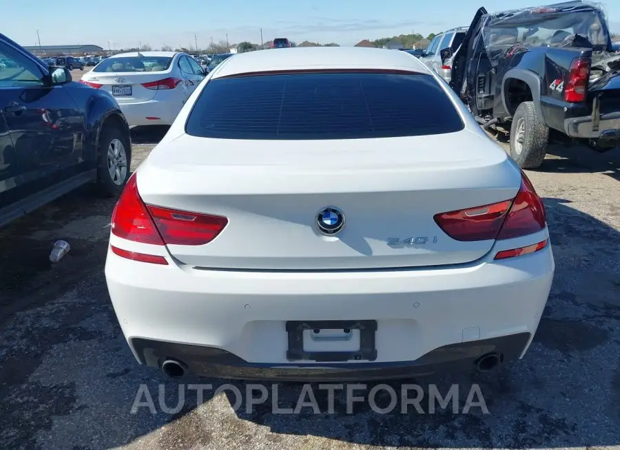 BMW 640I GRAN COUPE 2016 vin WBA6D0C56GG432631 from auto auction Iaai