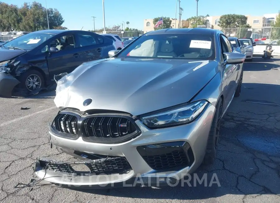 BMW M8 2021 vin WBSGV0C02MCF03525 from auto auction Iaai