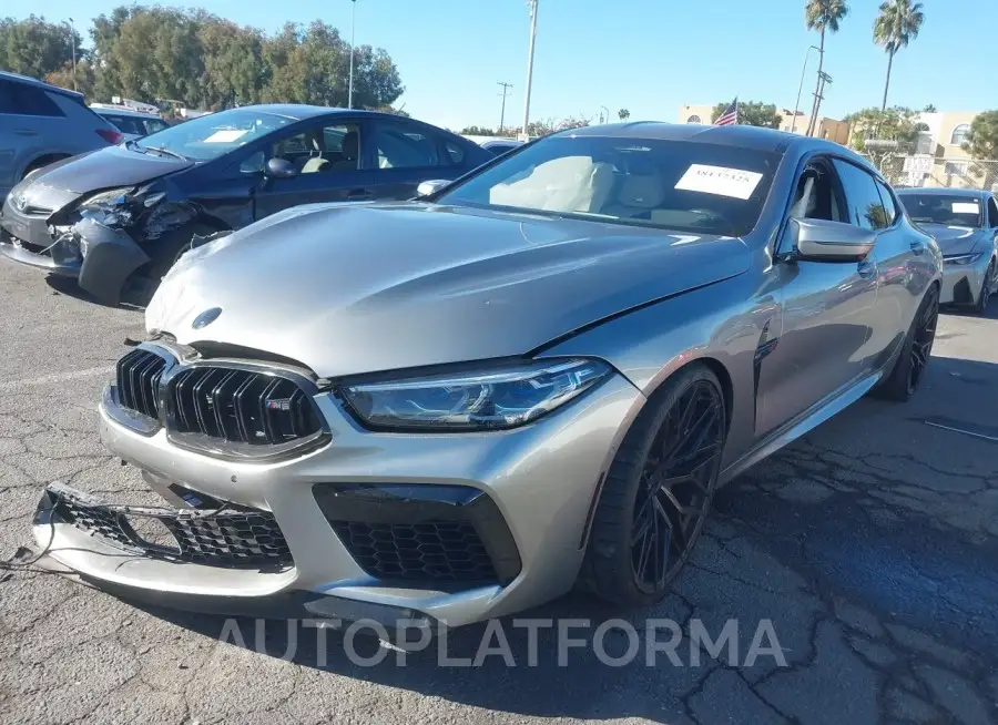 BMW M8 2021 vin WBSGV0C02MCF03525 from auto auction Iaai