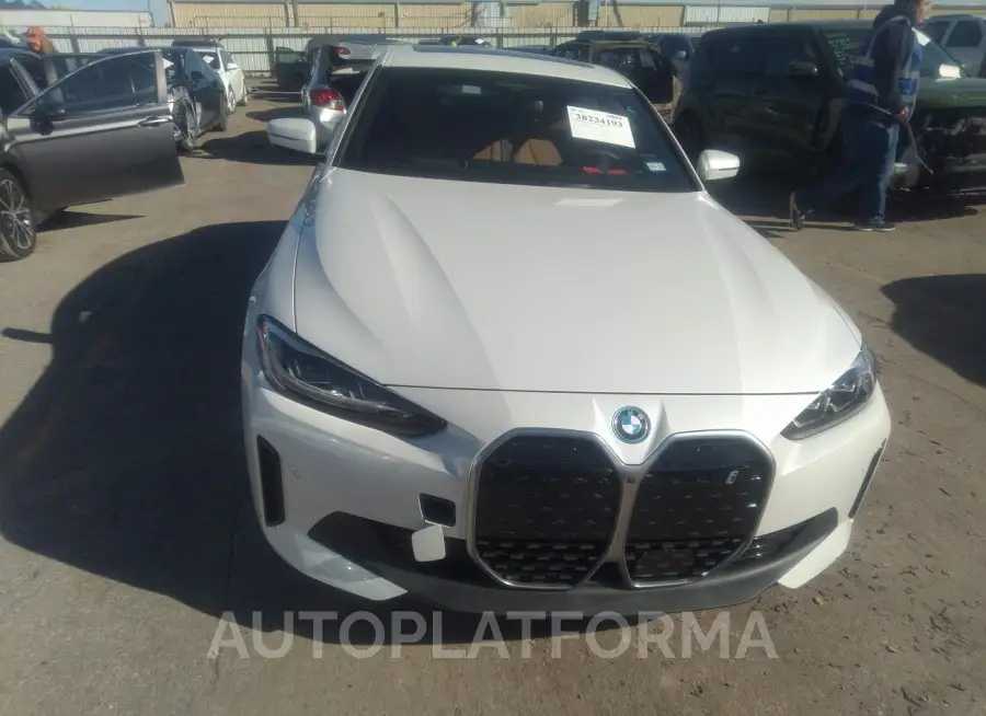 BMW I4 2023 vin WBY43AW04PFR38790 from auto auction Iaai