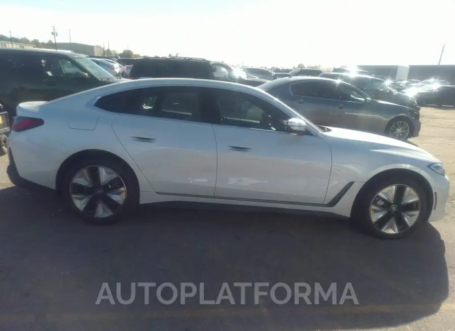 BMW I4 2023 vin WBY43AW04PFR38790 from auto auction Iaai