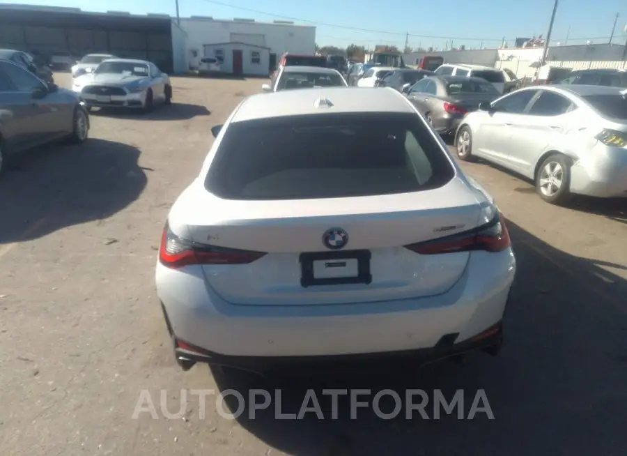 BMW I4 2023 vin WBY43AW04PFR38790 from auto auction Iaai