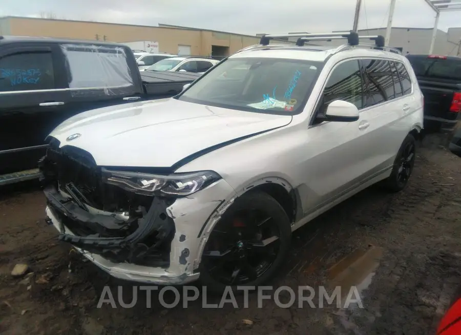 BMW X7 2022 vin 5UXCW2C06N9L85164 from auto auction Iaai