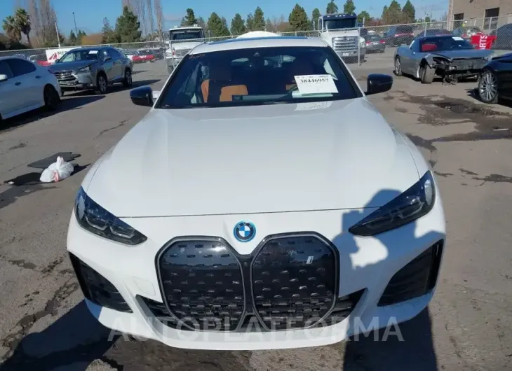 BMW I4 2023 vin WBY73AW00PFR15715 from auto auction Iaai