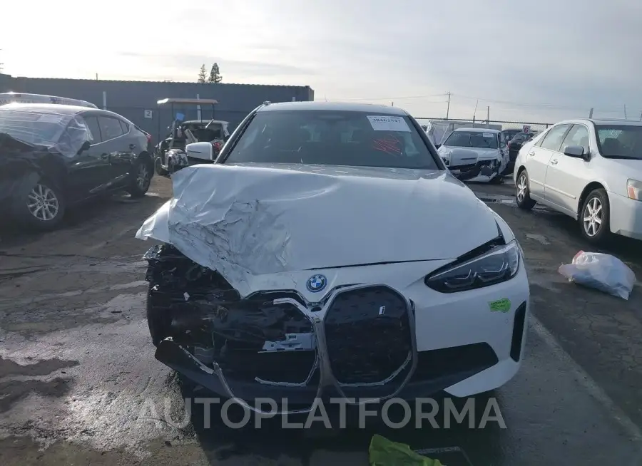 BMW I4 2023 vin WBY43AW0XPFP52137 from auto auction Iaai