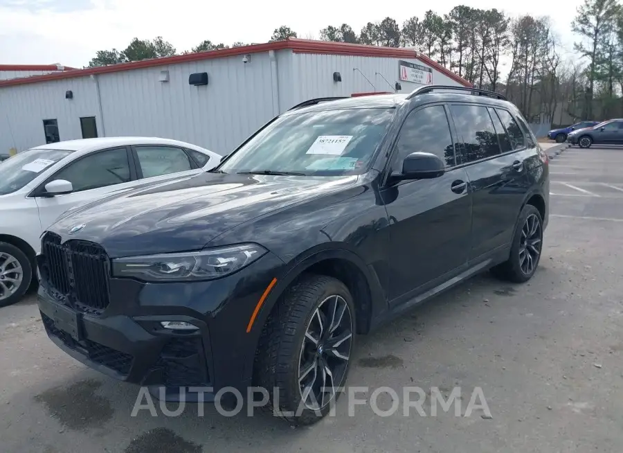 BMW X7 2019 vin 5UXCW2C56KL088115 from auto auction Iaai