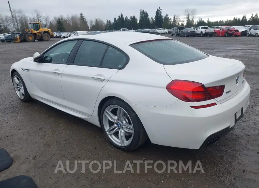 BMW 650I GRAN COUPE 2016 vin WBA6D6C53GG387960 from auto auction Iaai