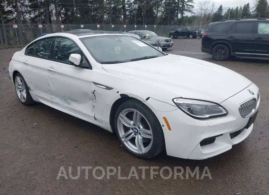 BMW 650I GRAN COUPE 2016 vin WBA6D6C53GG387960 from auto auction Iaai