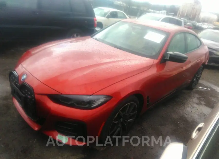 BMW I4 2023 vin WBY33AW09PFN88374 from auto auction Iaai