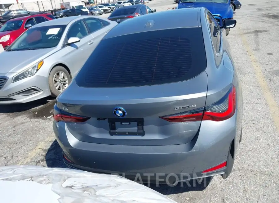 BMW I4 2023 vin WBY73AW03PFR08788 from auto auction Iaai