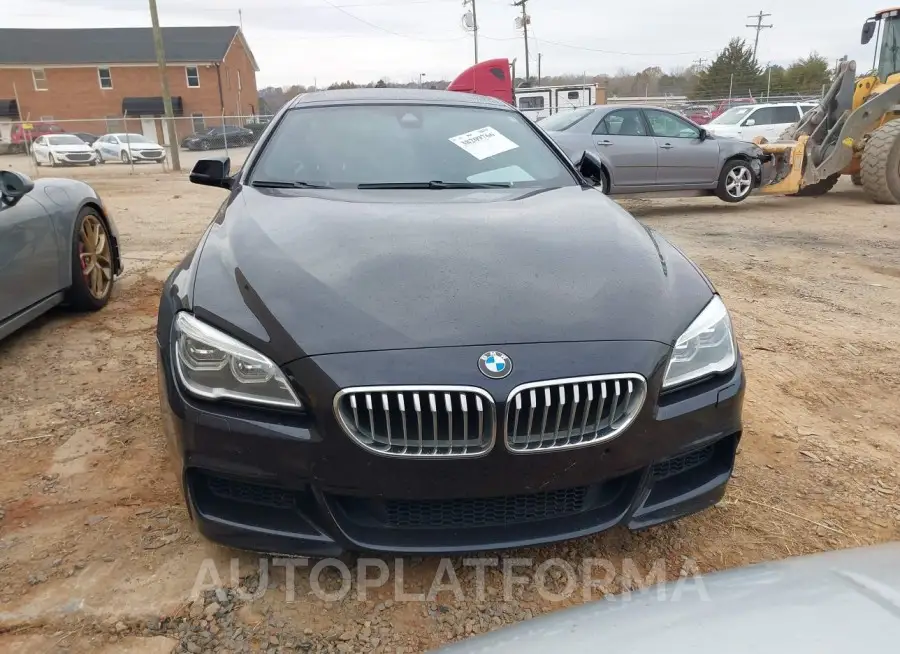 BMW 650I GRAN COUPE 2016 vin WBA6D4C50GD977443 from auto auction Iaai